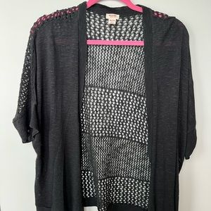 Black light cardigan/cover up